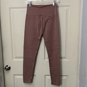 Kids High-Waisted Leggings - Brown